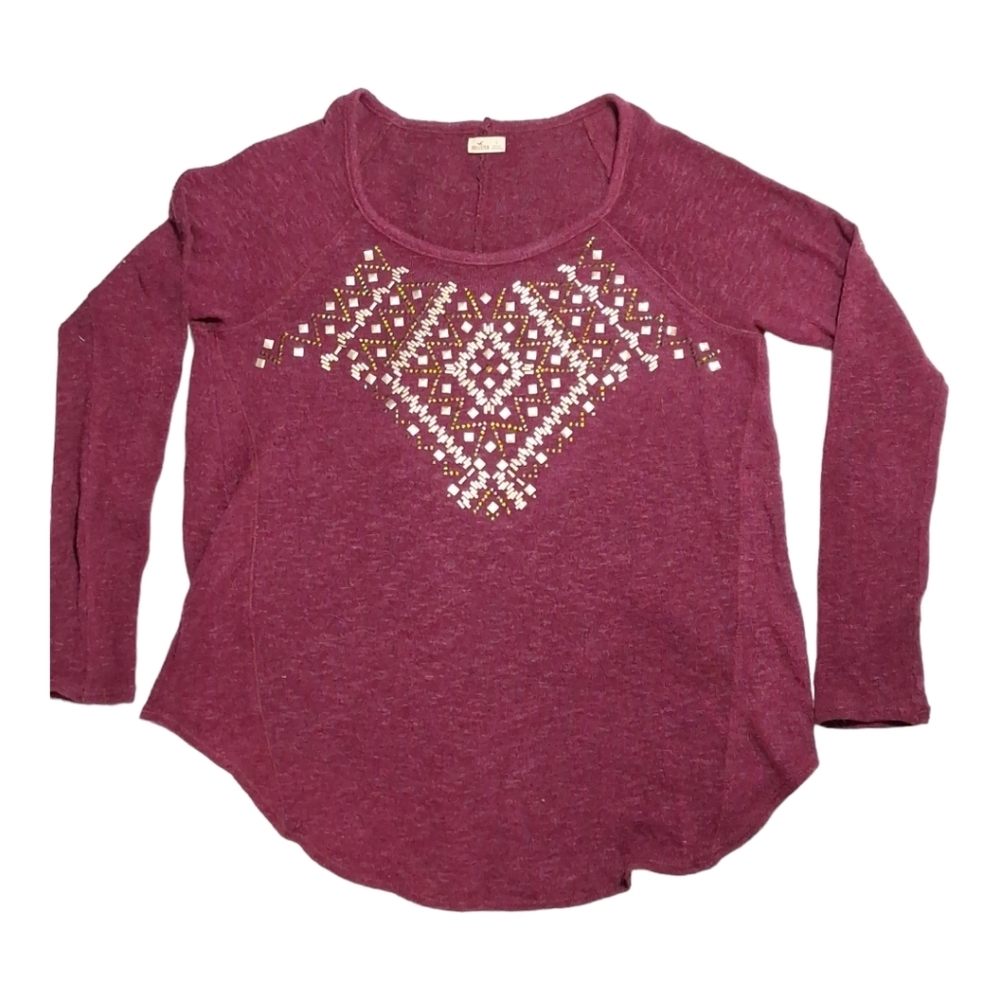 Women's Size L Hollister Long Sleeve Top